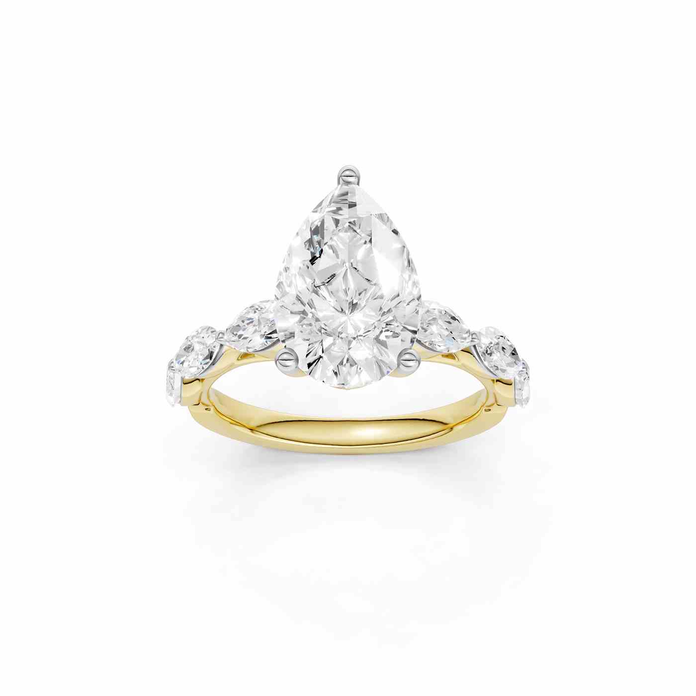 14K 3.75 CT Lab Grown Diamond Ring