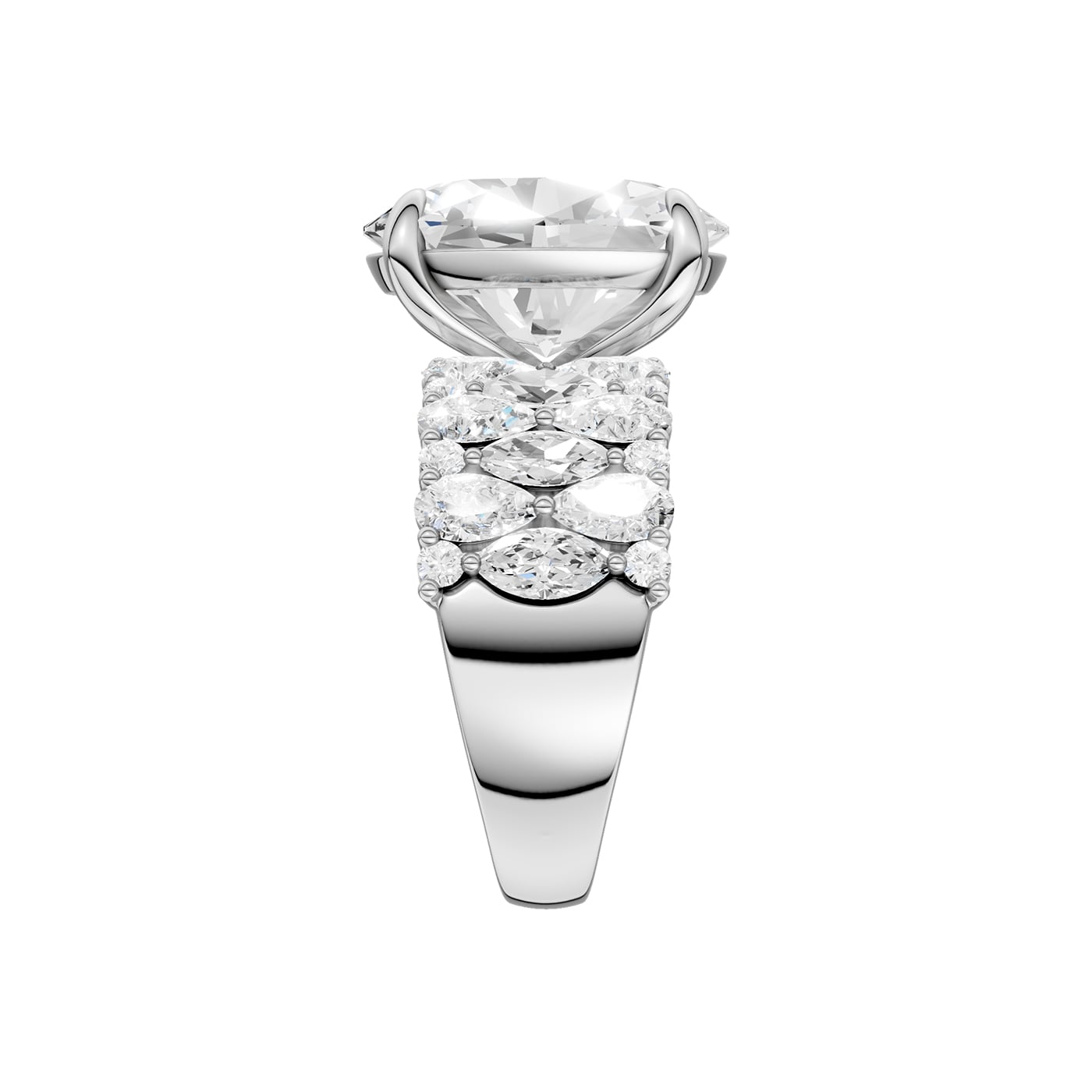 14K 7.00 CT Lab Grown Diamond Ring - Image 2
