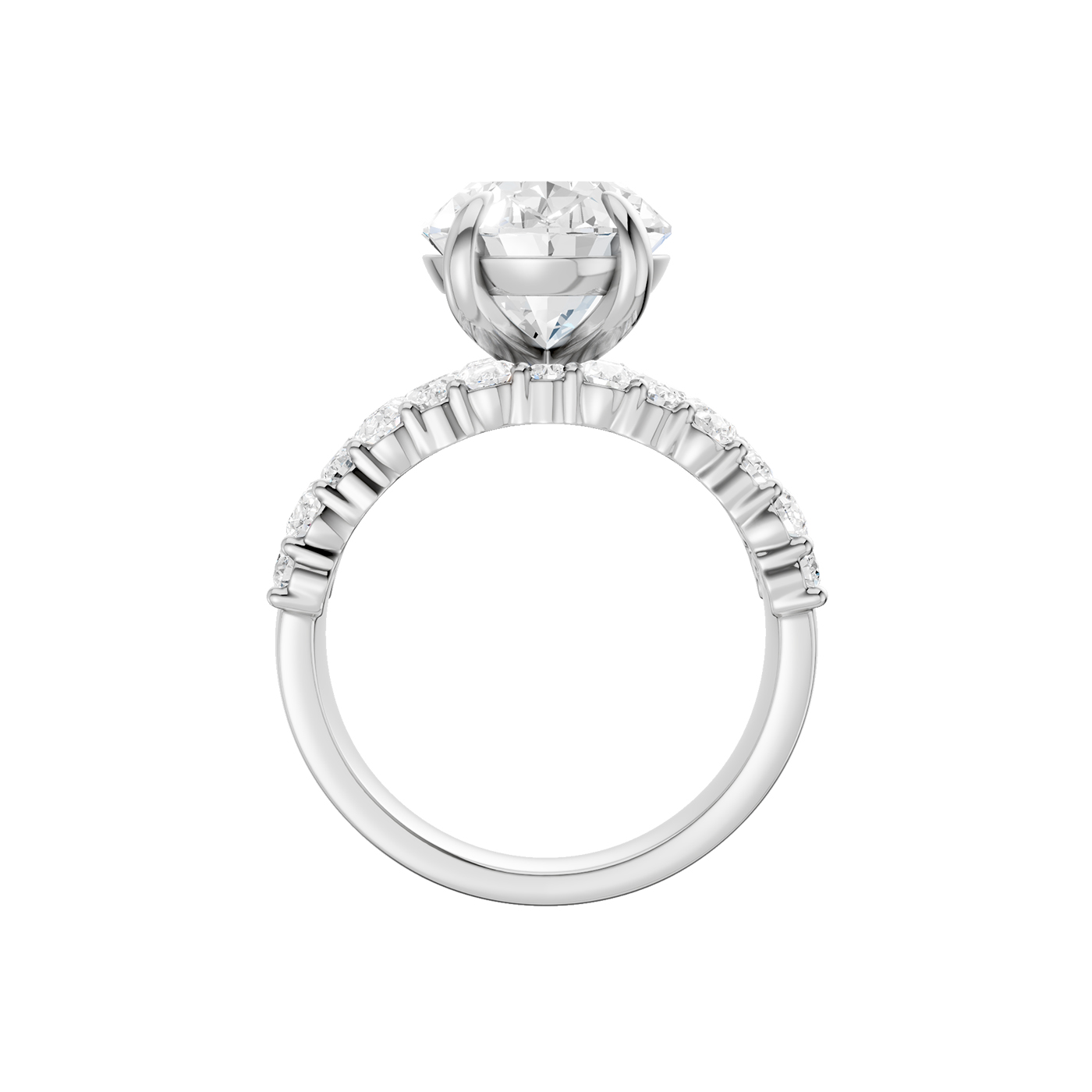14K 7.00 CT Lab Grown Diamond Ring - Image 3