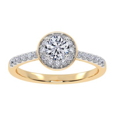 10K 0.50CT Lab Grown Promise Ring