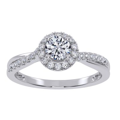 10K 0.50CT Lab Grown Promise Ring