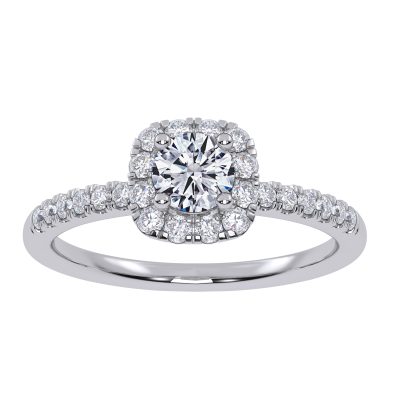 10K 0.50CT Lab Grown Promise Ring