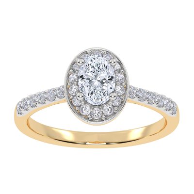 10K 0.51CT Lab Grown Promise Ring