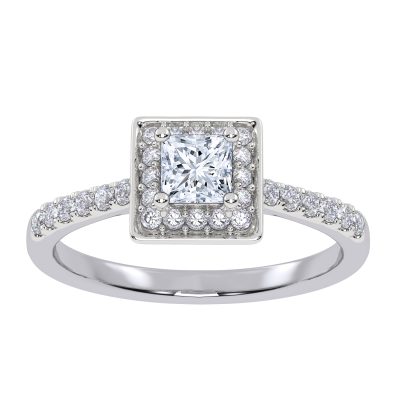 10K 0.52CT Lab Grown Promise Ring