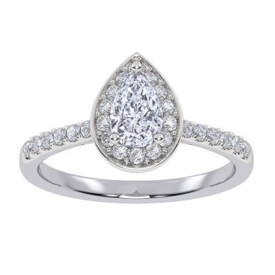 10K 0.51CT Lab Grown Promise Ring