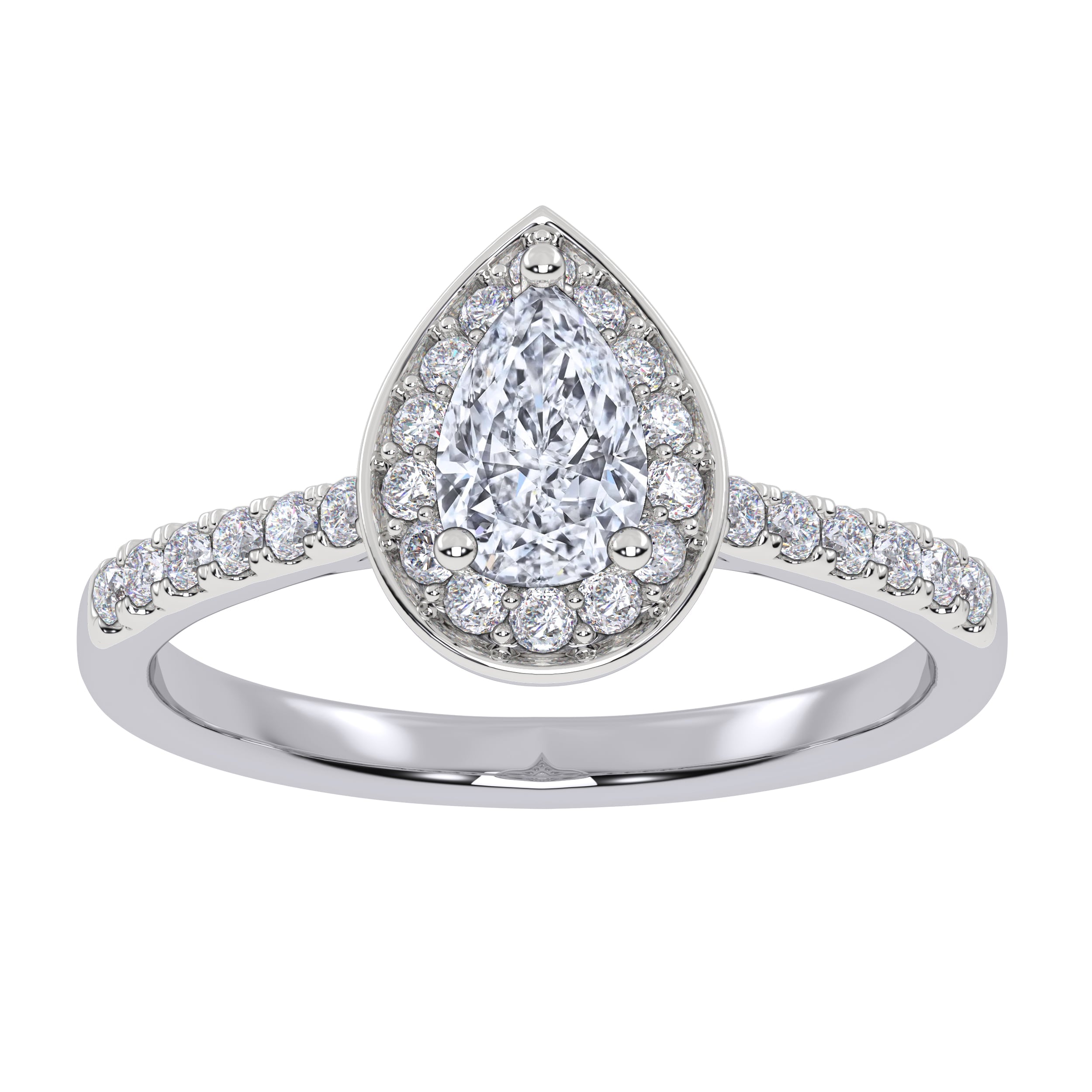 10K 0.51CT Lab Grown Promise Ring - Image 2