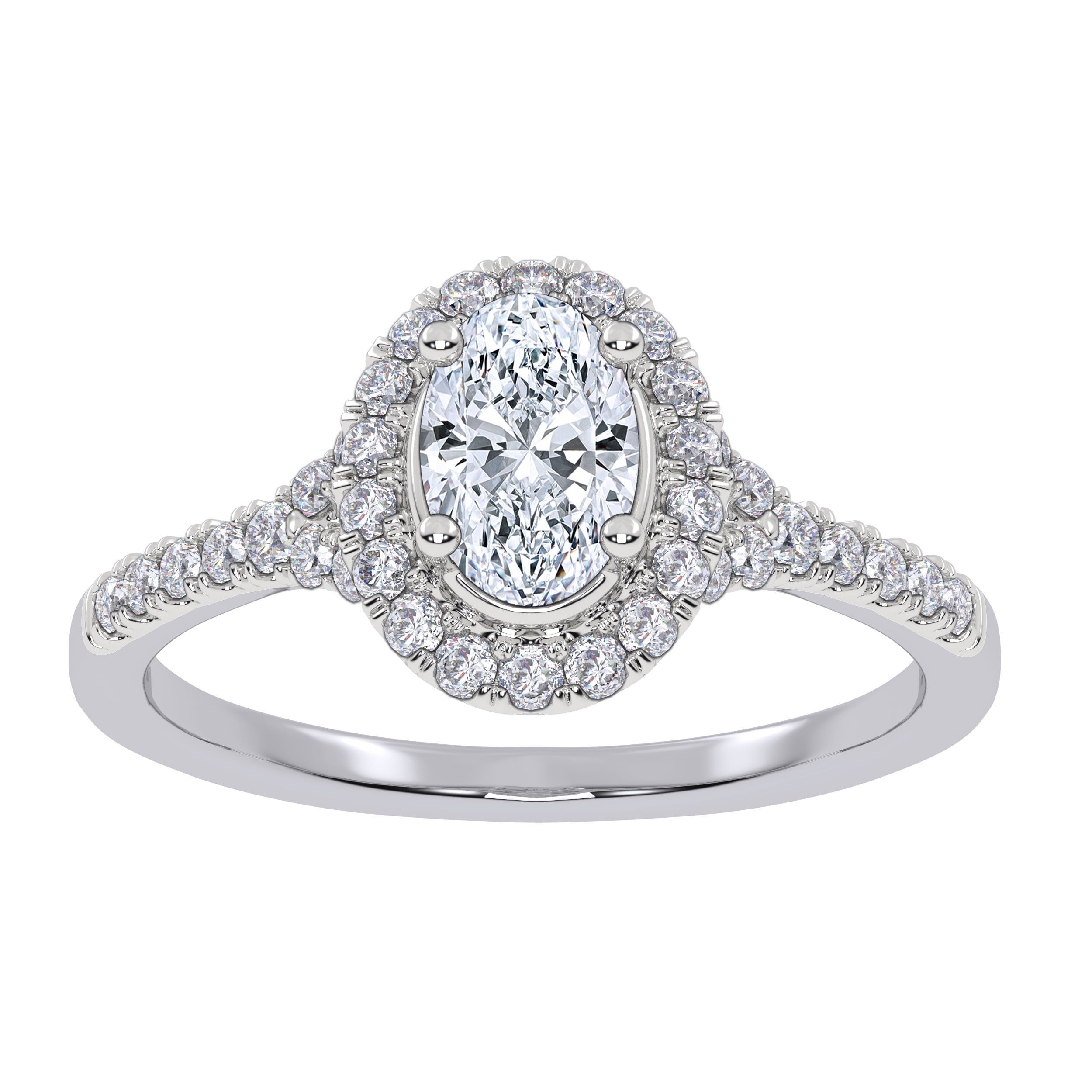 10K 0.52CT Lab Grown Promise Ring - Image 2