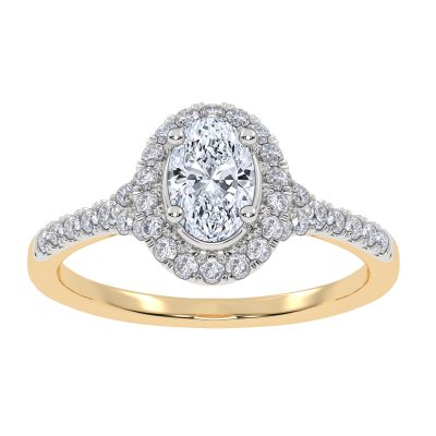 10K 0.51CT Lab Grown Promise Ring