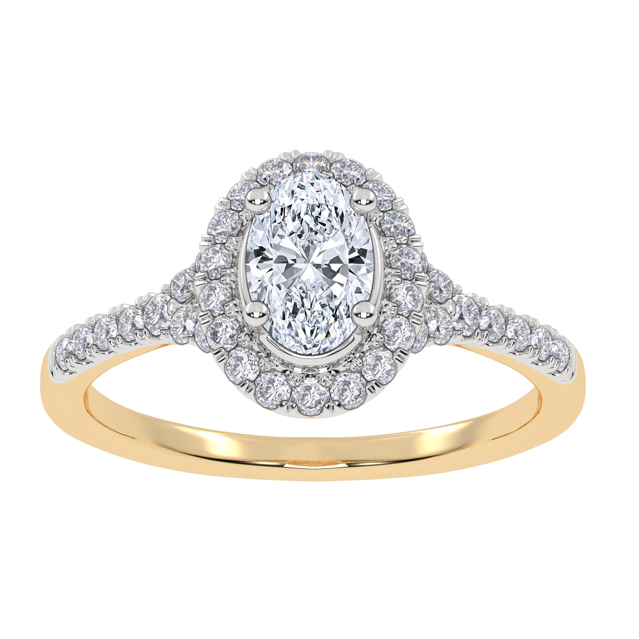 10K 0.51CT Lab Grown Promise Ring - Image 2