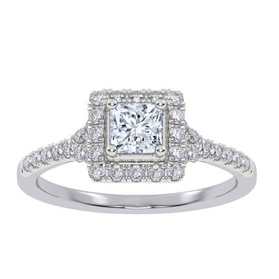 10K 0.50CT Lab Grown Promise Ring