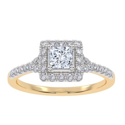 10K 0.50CT Lab Grown Promise Ring