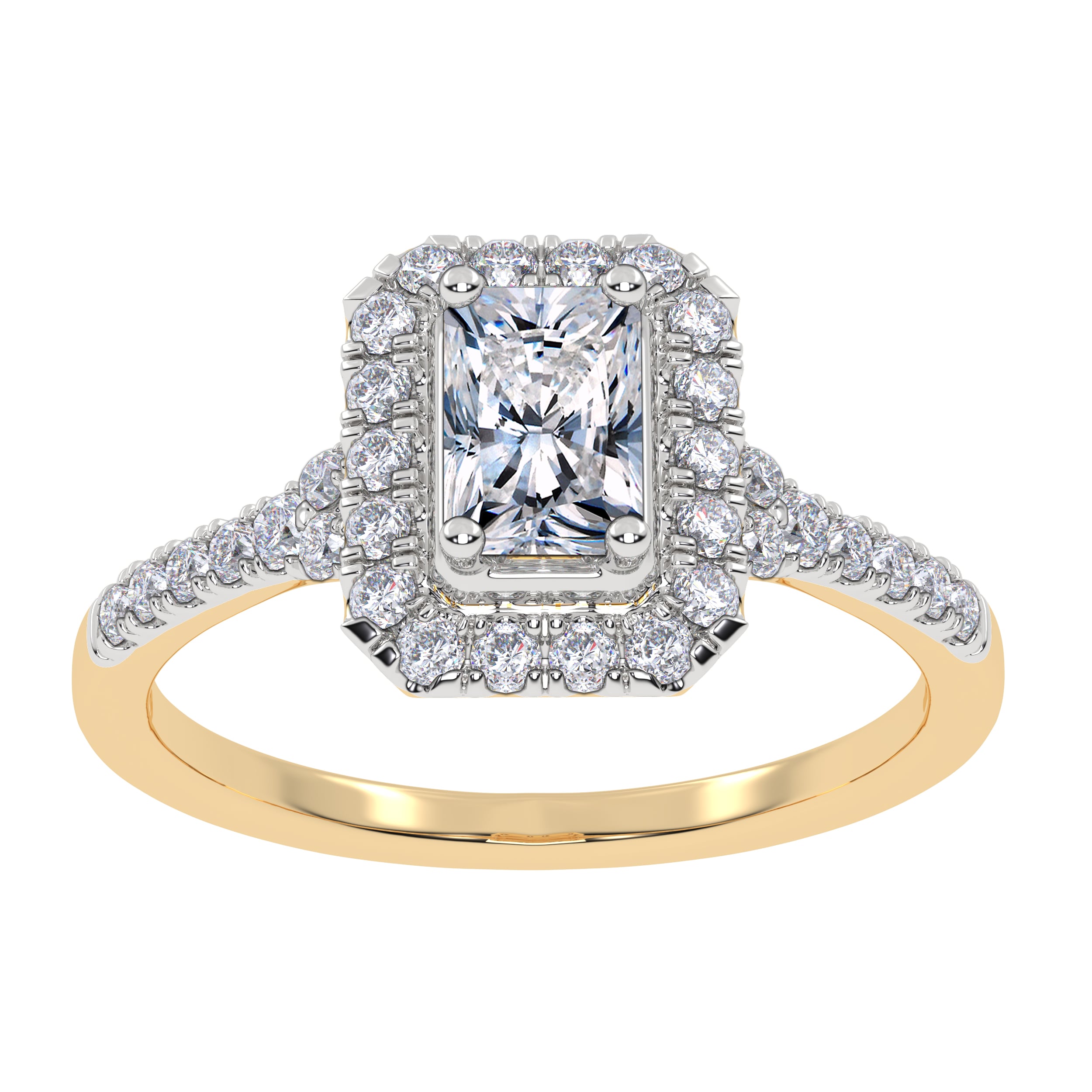 10K 0.50CT Lab Grown Promise Ring - Image 2