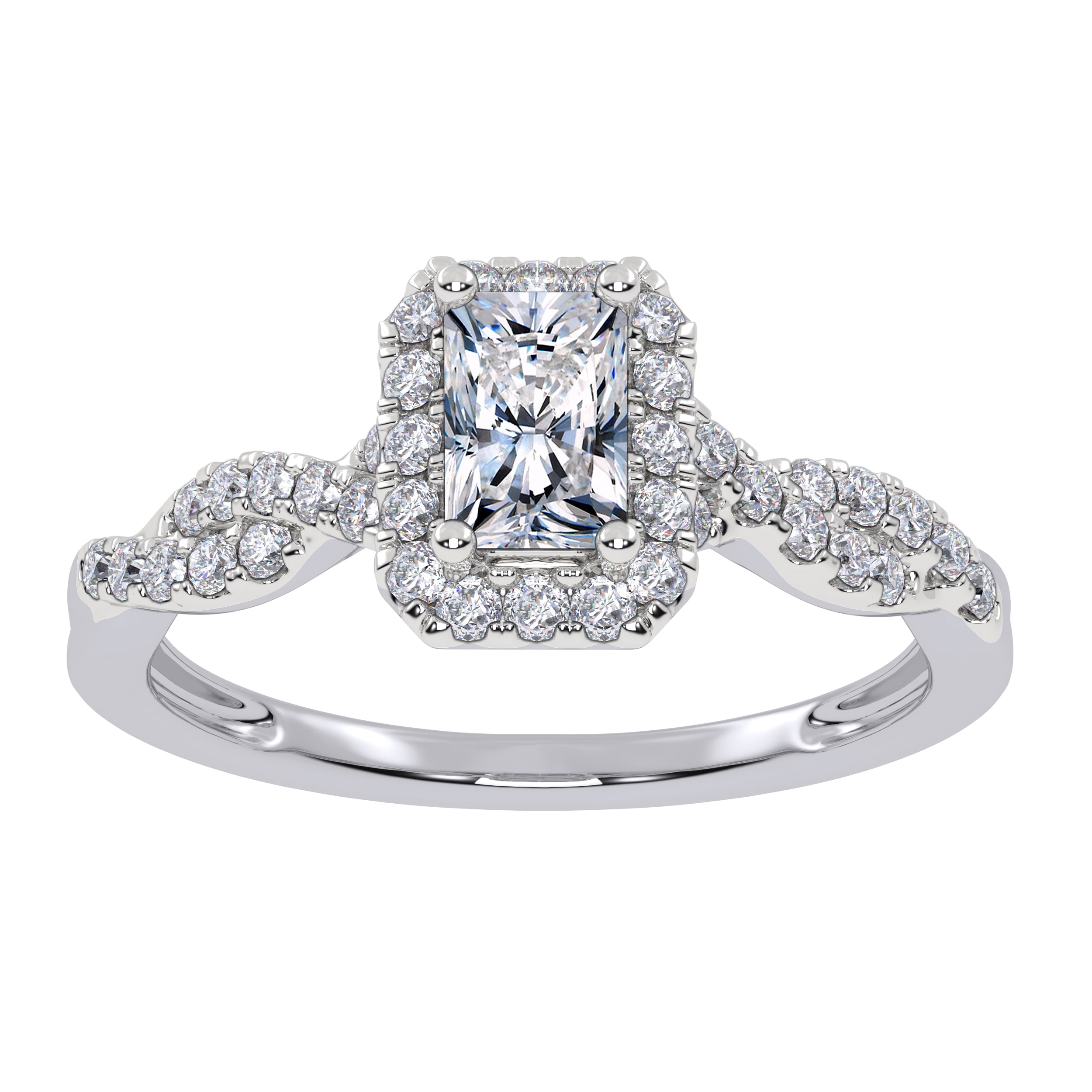 10K 0.51CT Lab Grown Promise Ring - Image 2