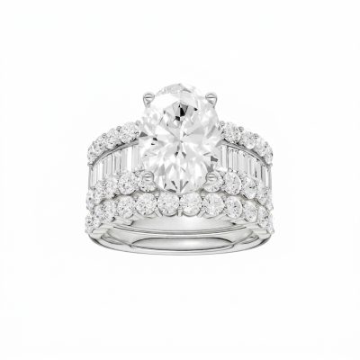 14K 6.00 CT Lab Grown Diamond Ring
