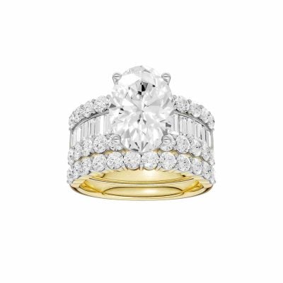 14K 6.00 CT Lab Grown Diamond Ring