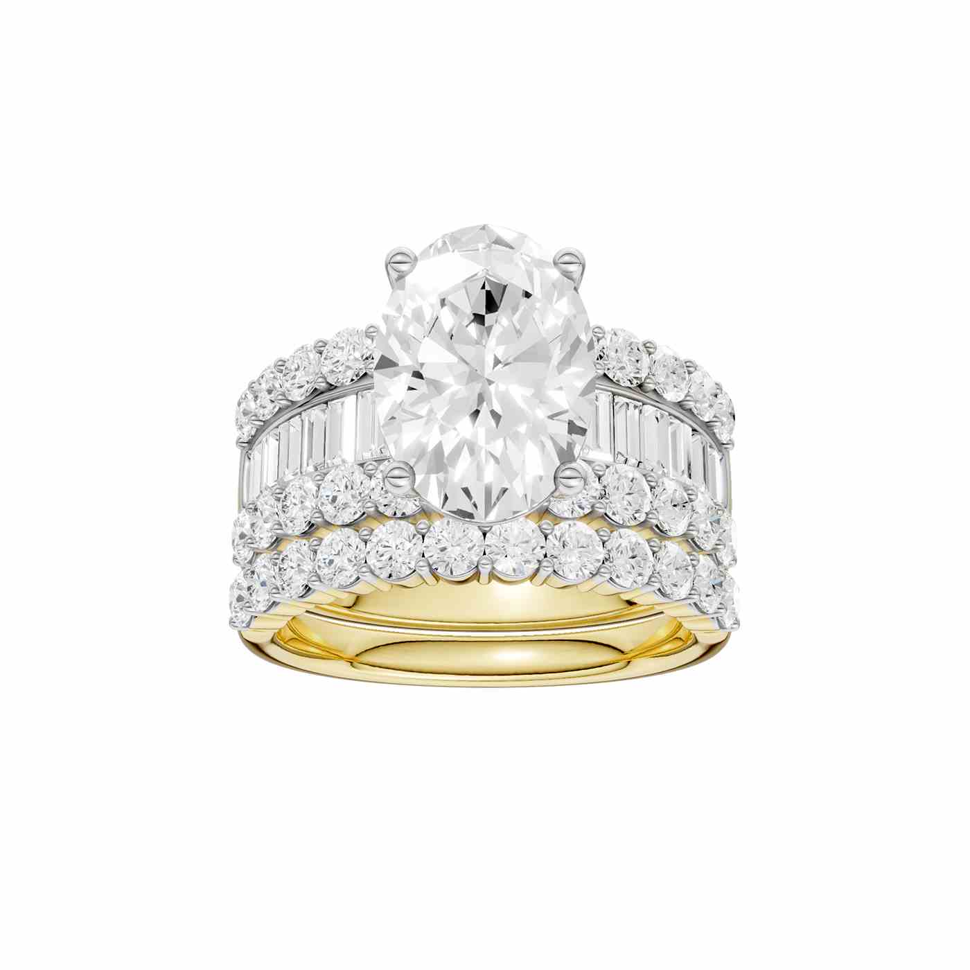 14K 6.00 CT Lab Grown Diamond Ring