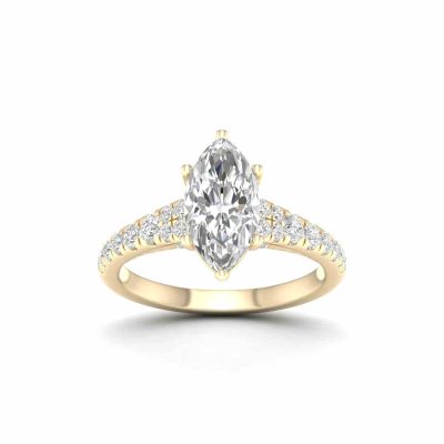 14K 2.52 CT Lab Grown Diamond Ring