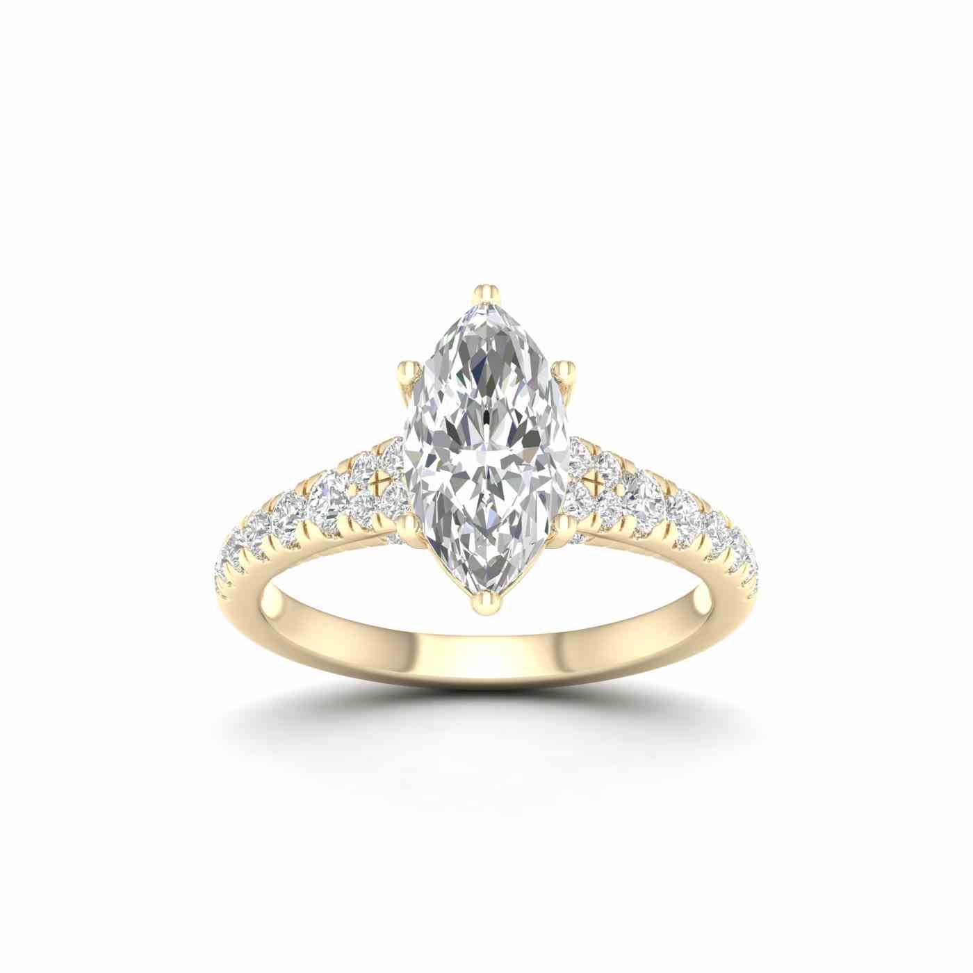 14K 2.52 CT Lab Grown Diamond Ring