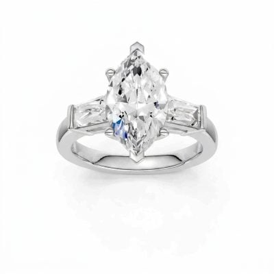 14K 3.00 CT Lab Grown Diamond Ring