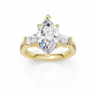 14K 3.00 CT Lab Grown Diamond Ring