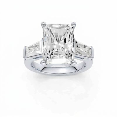14K 5.00 CT Lab Grown Diamond Ring