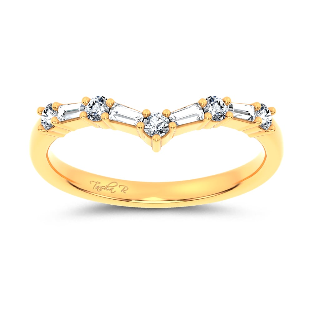 14K 0.21CT Certified Lab Grown Diamond Enhancer Band