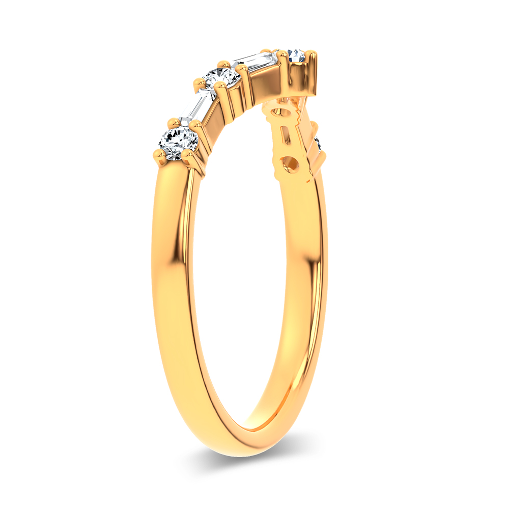 14K 0.21CT Certified Lab Grown Diamond Enhancer Band - Image 2
