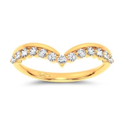 14K 0.25CT Certified Lab Grown Diamond Enhancer Band