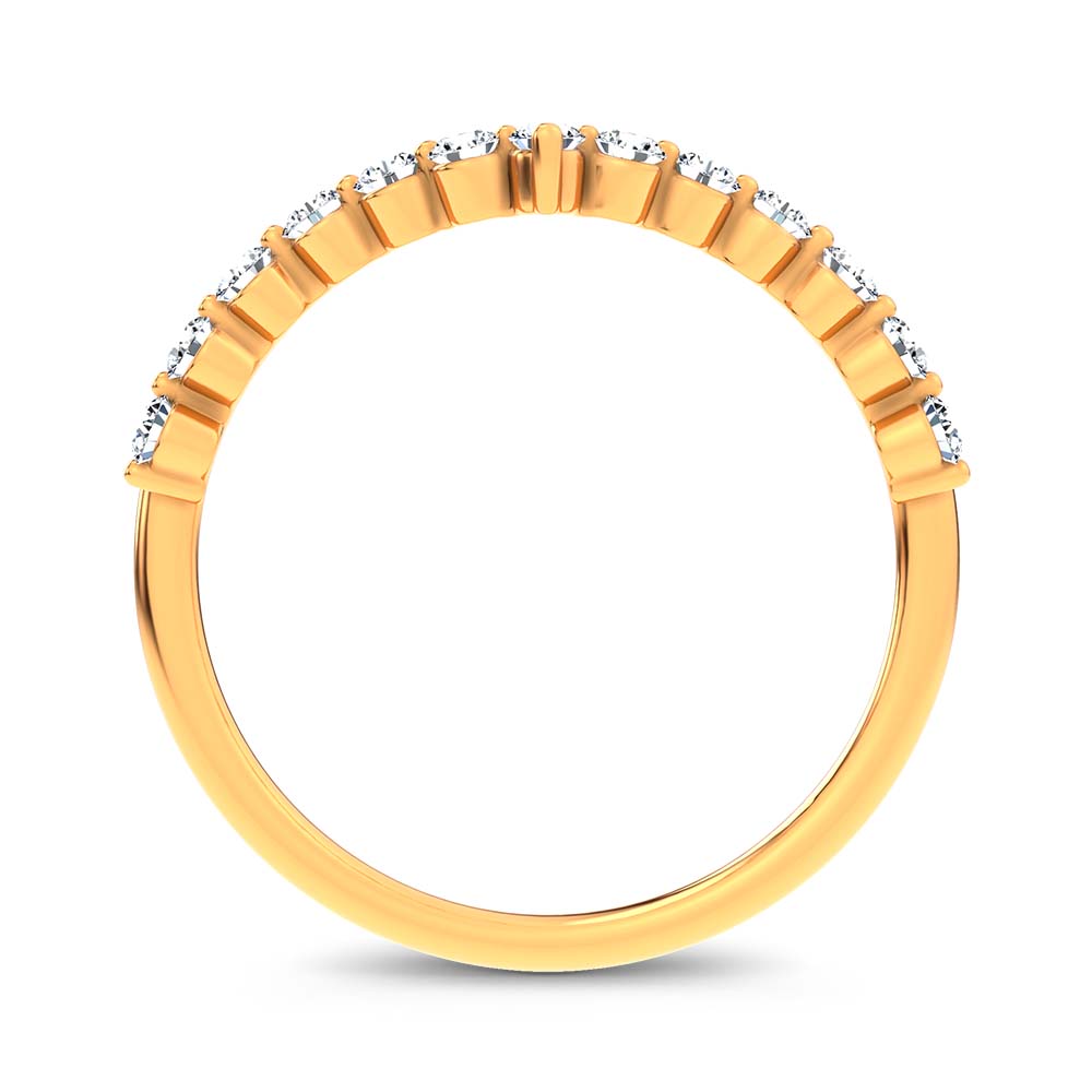 14K 0.25CT Certified Lab Grown Diamond Enhancer Band - Image 3
