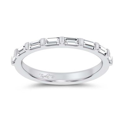 14K 0.41CT Certified Lab Grown Fancy Band