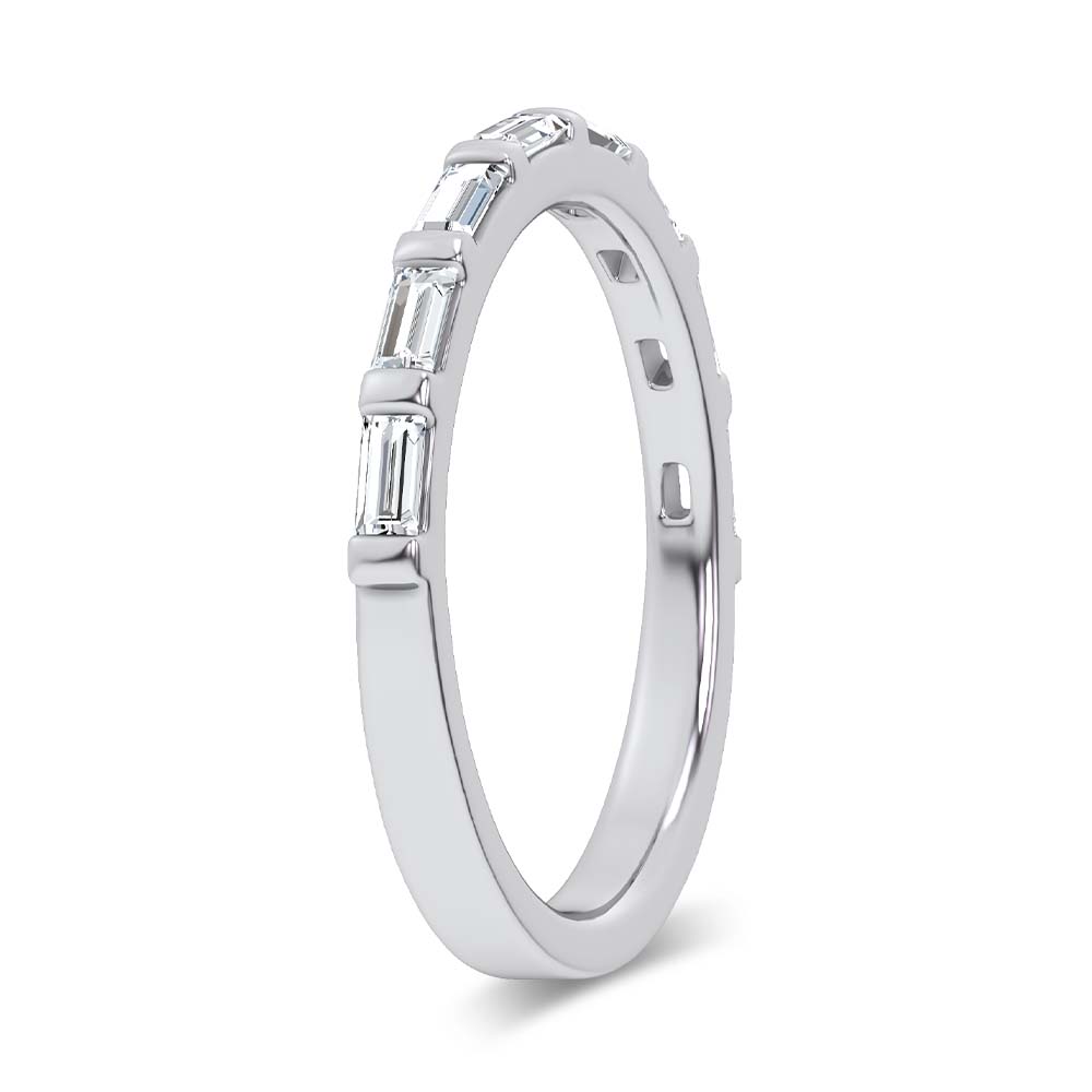 14K 0.41CT Certified Lab Grown Fancy Band - Image 2