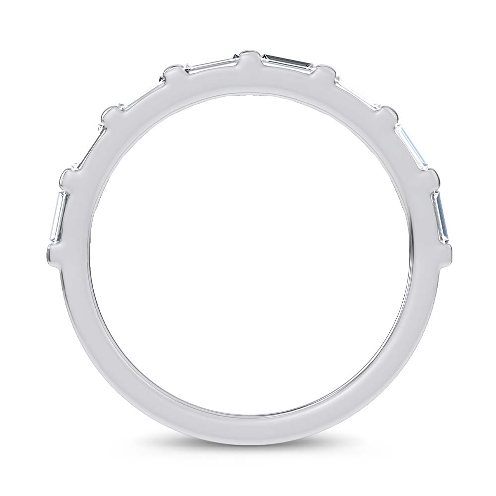 14K 0.41CT Certified Lab Grown Fancy Band - Image 3