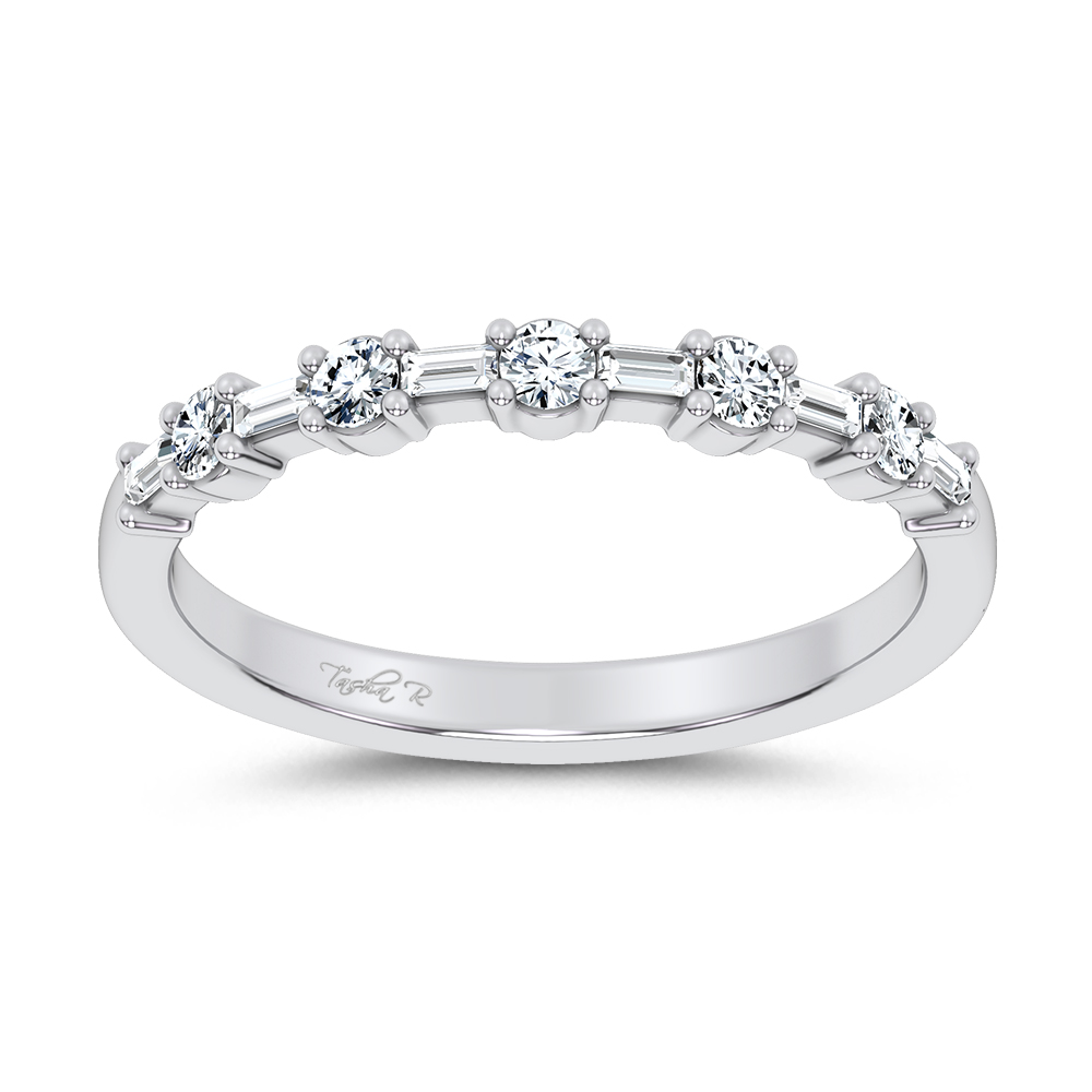 14K 0.25CT Certified Lab Grown Fancy Band