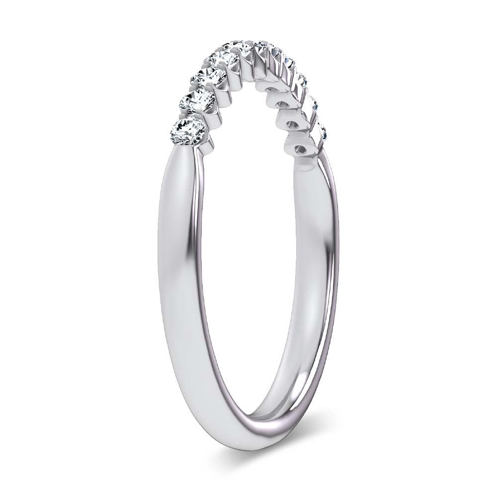 14K 0.25CT Certified Lab Grown Diamond Band - Image 2