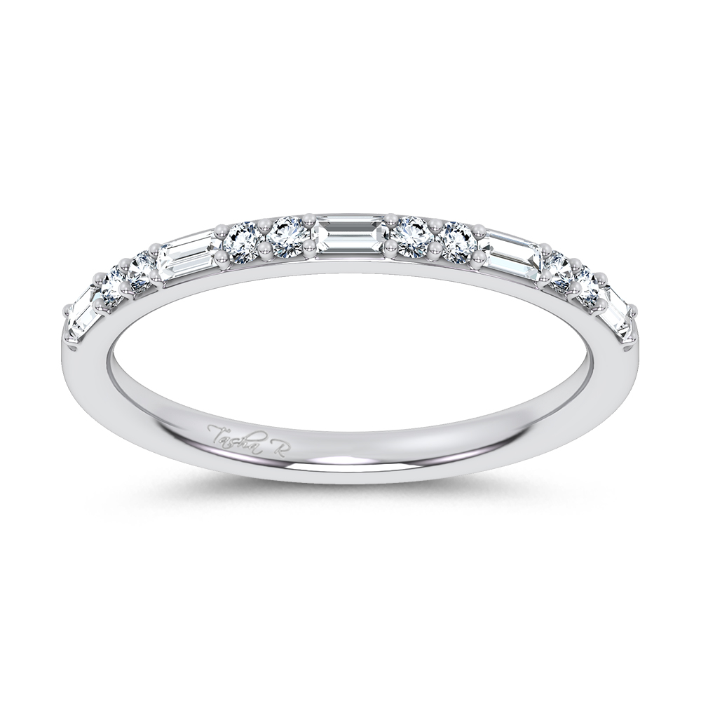 14K 0.20CT Certified Lab Grown Fancy Band