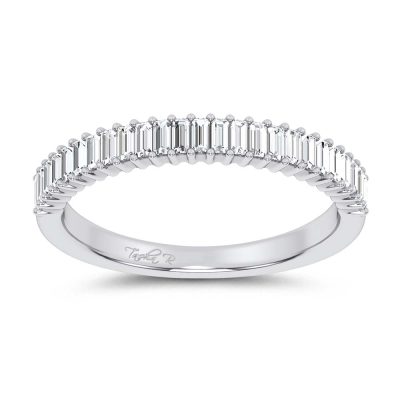 14K 0.33CT Certified Lab Grown Fancy Band