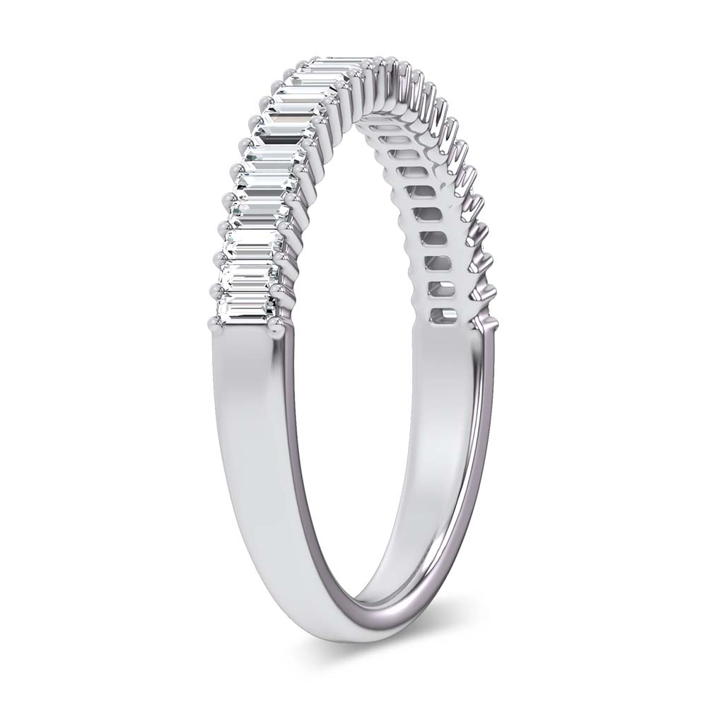 14K 0.33CT Certified Lab Grown Fancy Band - Image 2