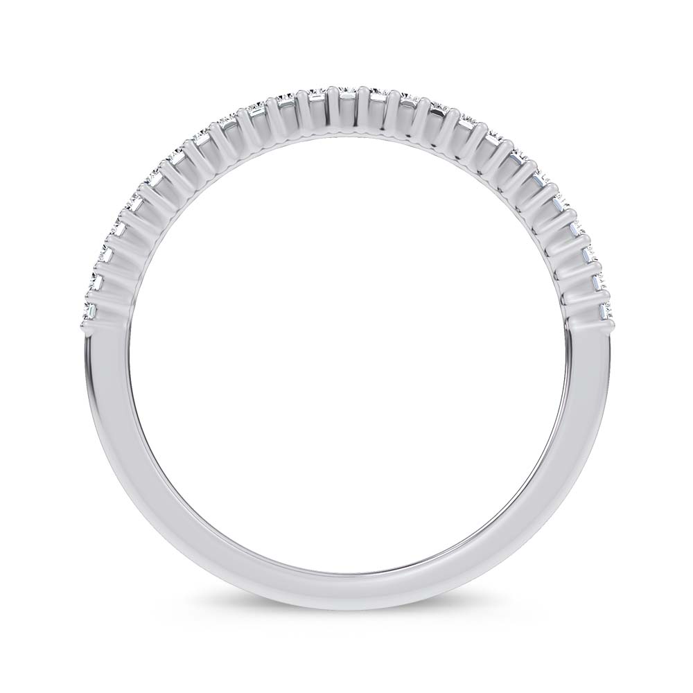 14K 0.33CT Certified Lab Grown Fancy Band - Image 3