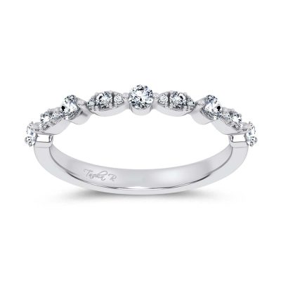14K 0.25CT Certified Lab Grown Fancy Band