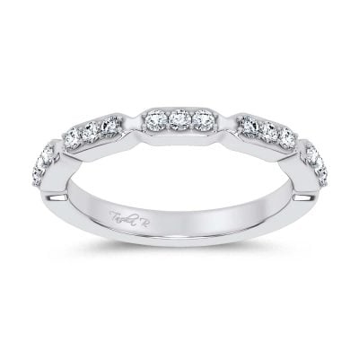 14K 0.25CT Certified Lab Grown Fancy Band