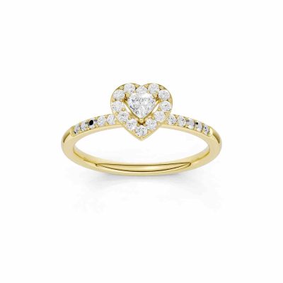 14K 0.20 CT Lab Grown Diamond Ring
