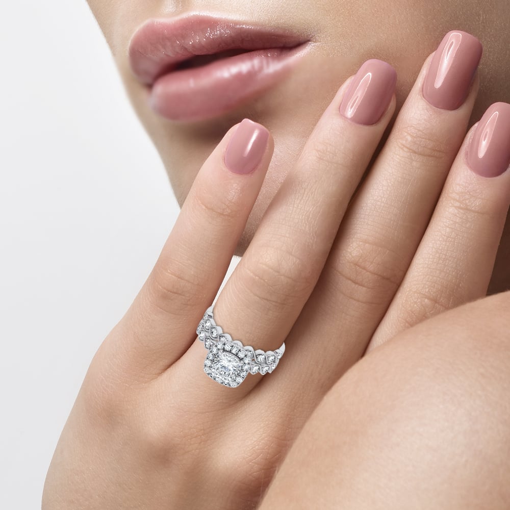 14K 2.76CT Certified Lab Grown TRIO SET - Image 3