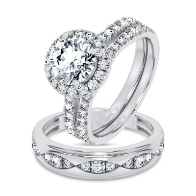 14K 3.00CT DIAMOND TRIO SET