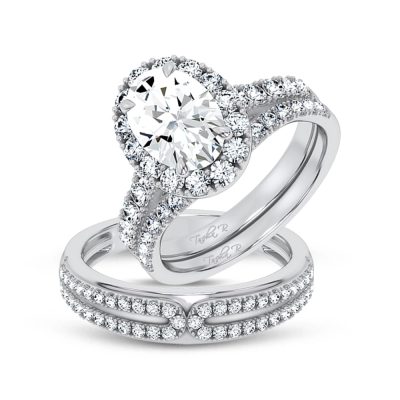 14k 3.17CT Certified Lab Grown Trio Sets