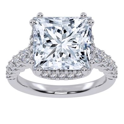10K 4.75CT Certified  Lab Grown Diamond Engagement Ring