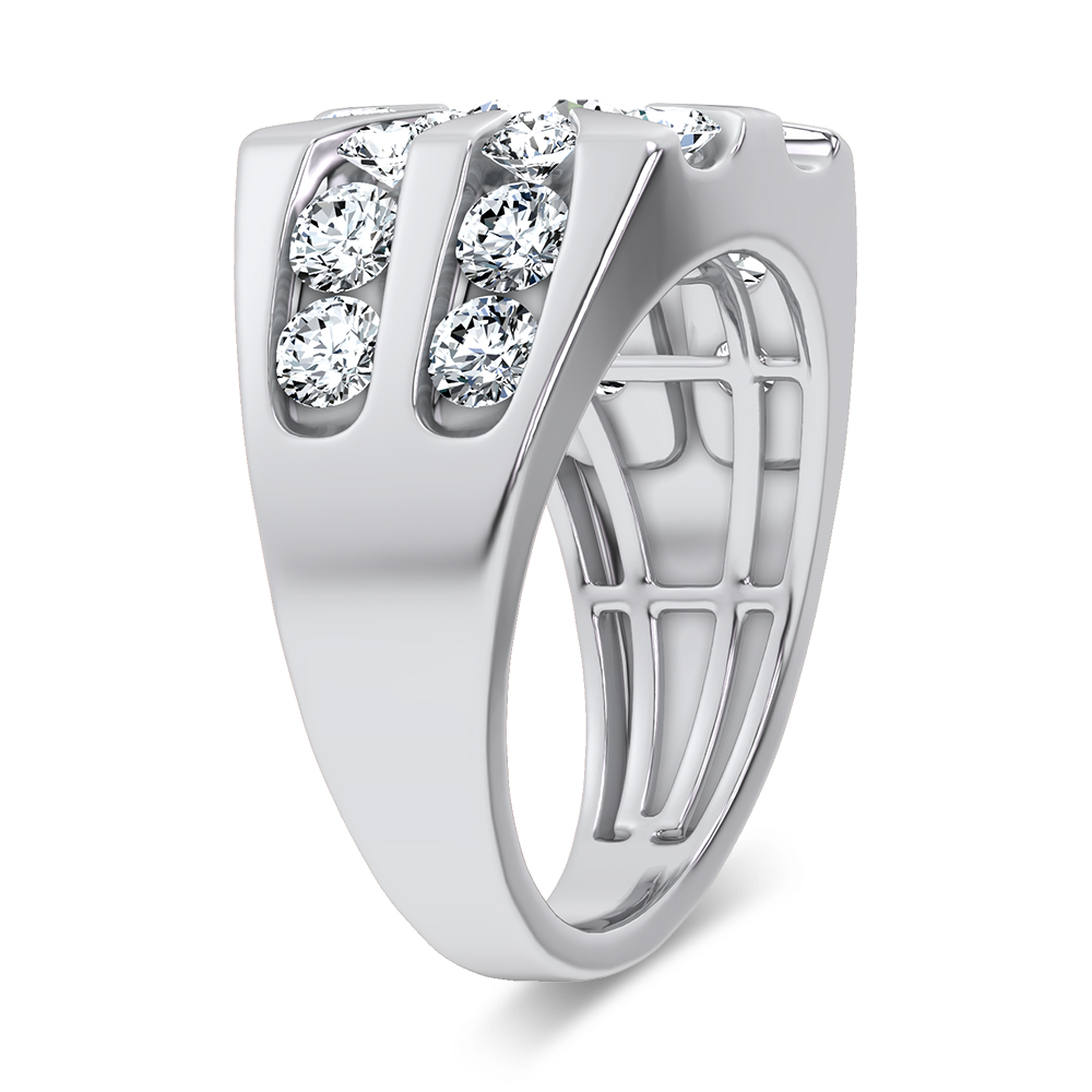 14k 3.00CT Certified Lab Grown Mens Ring - Image 2
