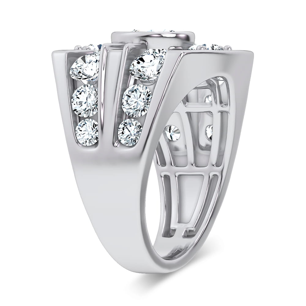 14k 4.75CT Certified Lab Grown Mens Ring - Image 2