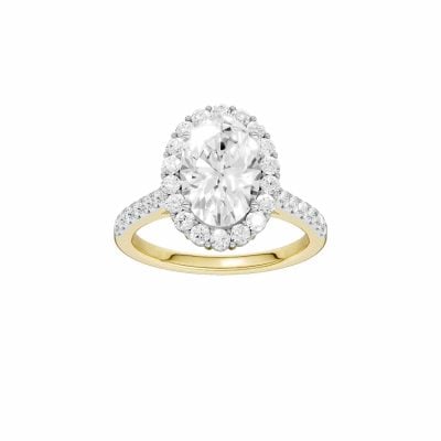 14K 3.33 CT Lab Grown Diamond Ring