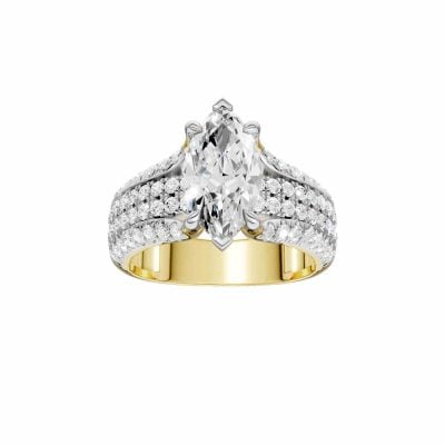 14K 2.75 CT Lab Grown Diamond Ring