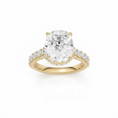 14K 6.00 CT Lab Grown Diamond Ring